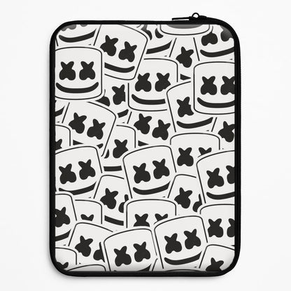 Collage - White Helmet DJ Laptop Sleeve