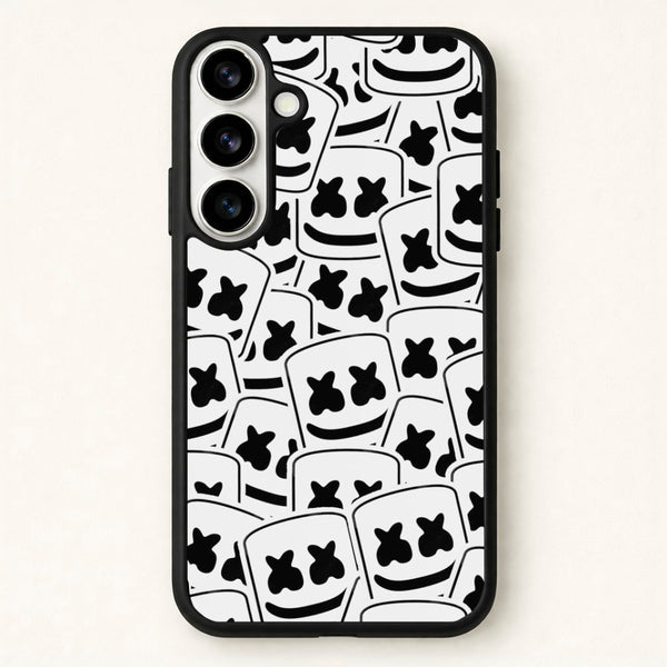 Collage - White Helmet DJ Phone Case for Galaxy S26