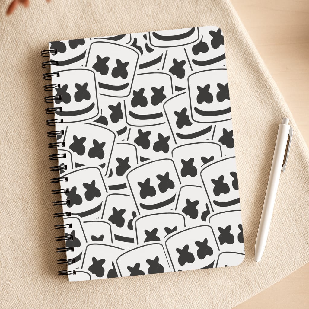 Collage - White Helmet DJ Notebook