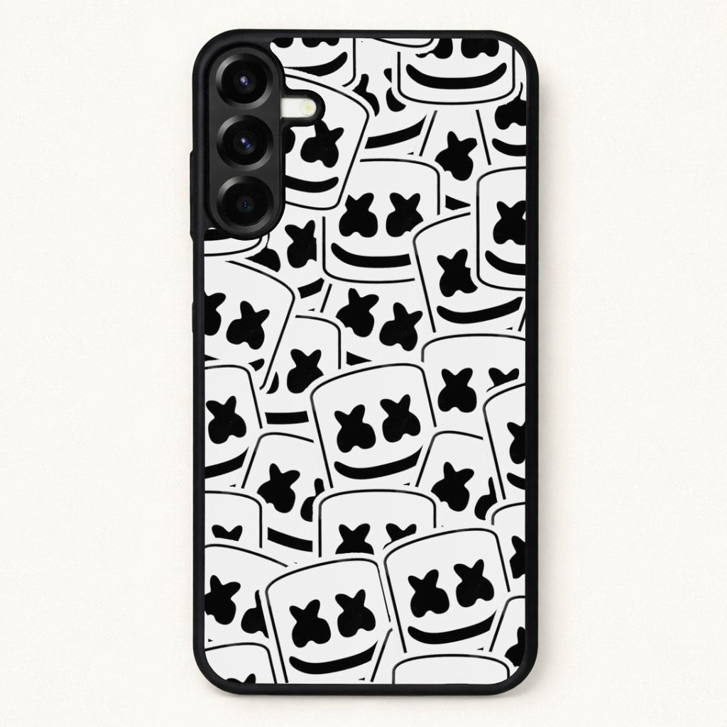 Collage - White Helmet DJ Phone Case for Galaxy A57