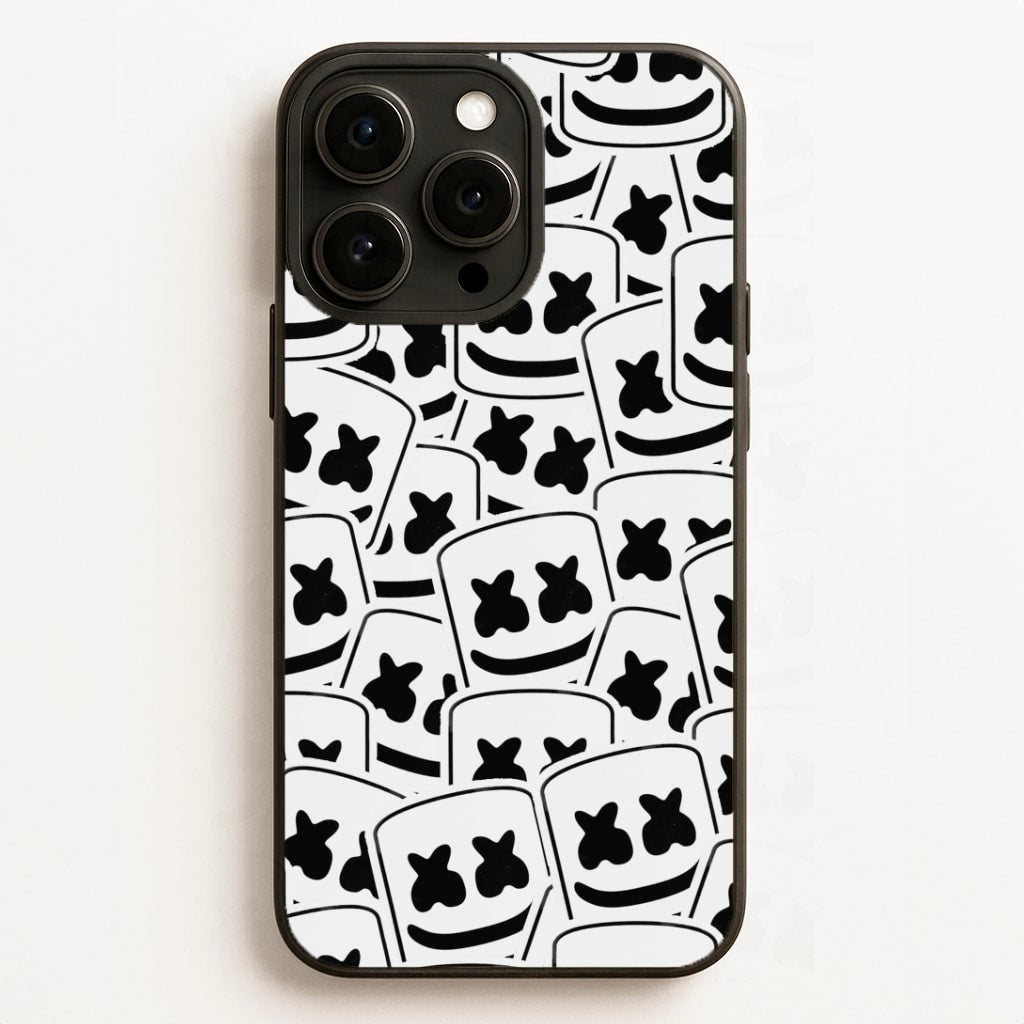 Collage - White Helmet DJ Phone Case