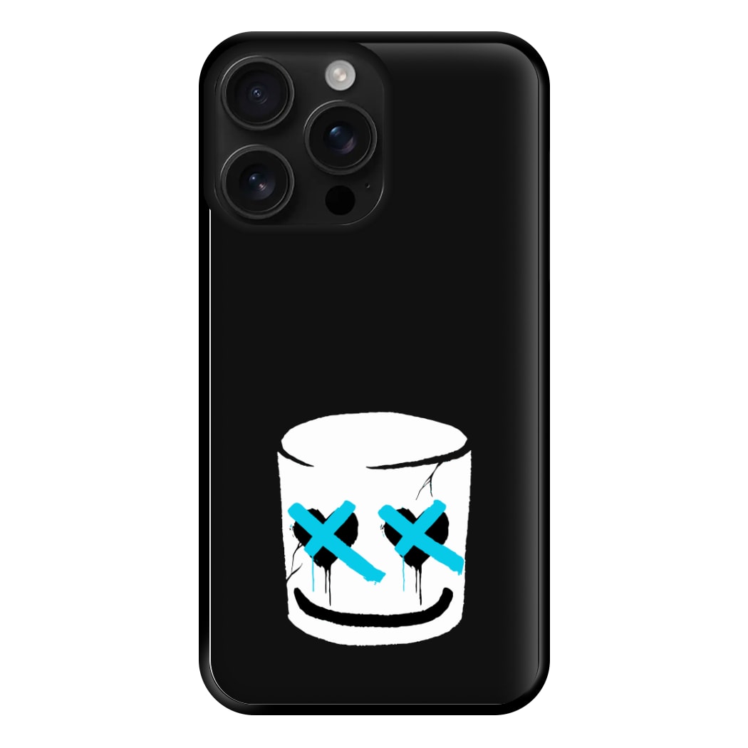 Blue Eyes - White Helmet DJ Phone Case