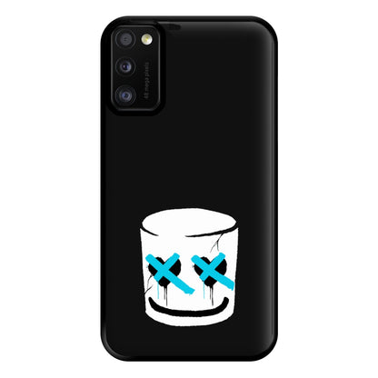 Blue Eyes - White Helmet DJ Phone Case for Galaxy A41