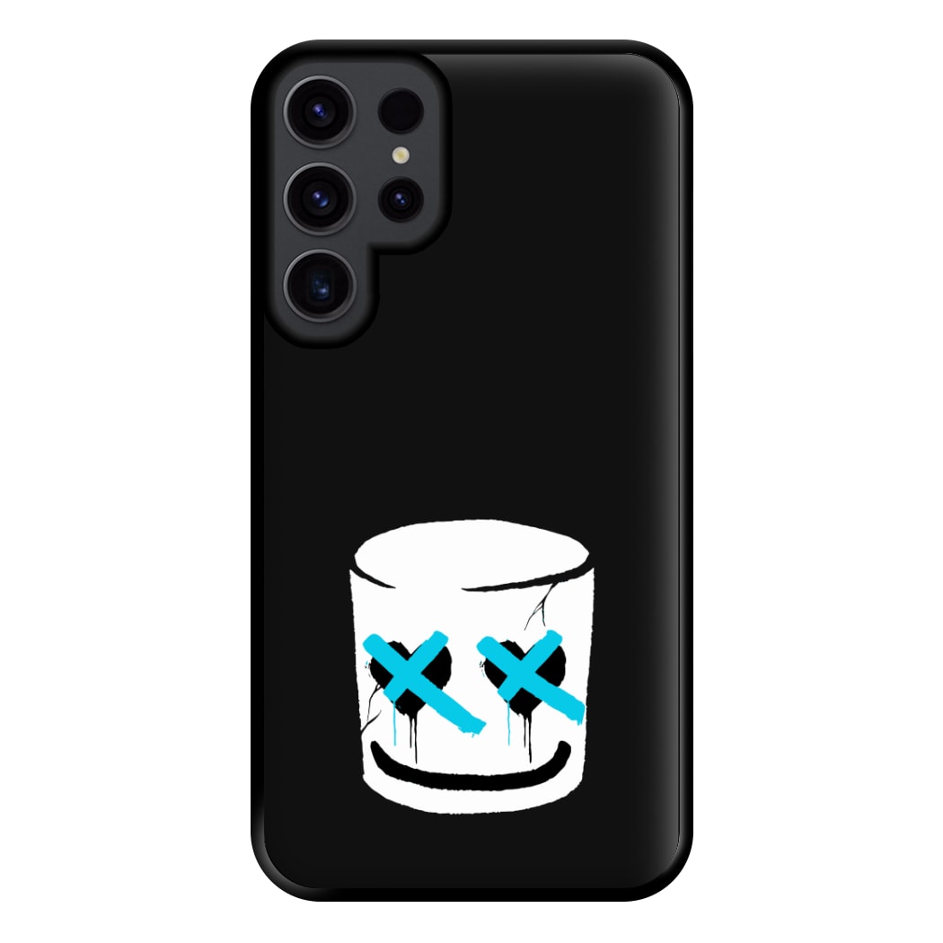 Blue Eyes - White Helmet DJ Phone Case for Galaxy S23 Ultra