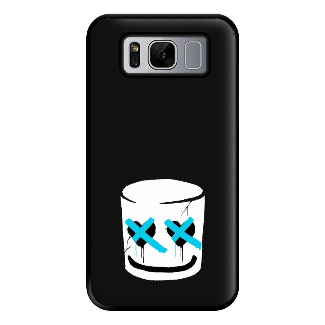 Blue Eyes - White Helmet DJ Phone Case for Galaxy S8 Plus