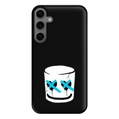 Blue Eyes - White Helmet DJ Phone Case for Galaxy S23FE