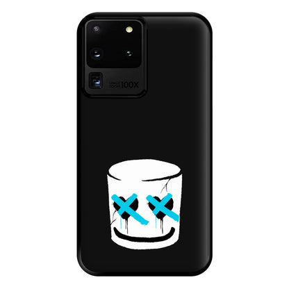 Blue Eyes - White Helmet DJ Phone Case for Galaxy S20 Ultra