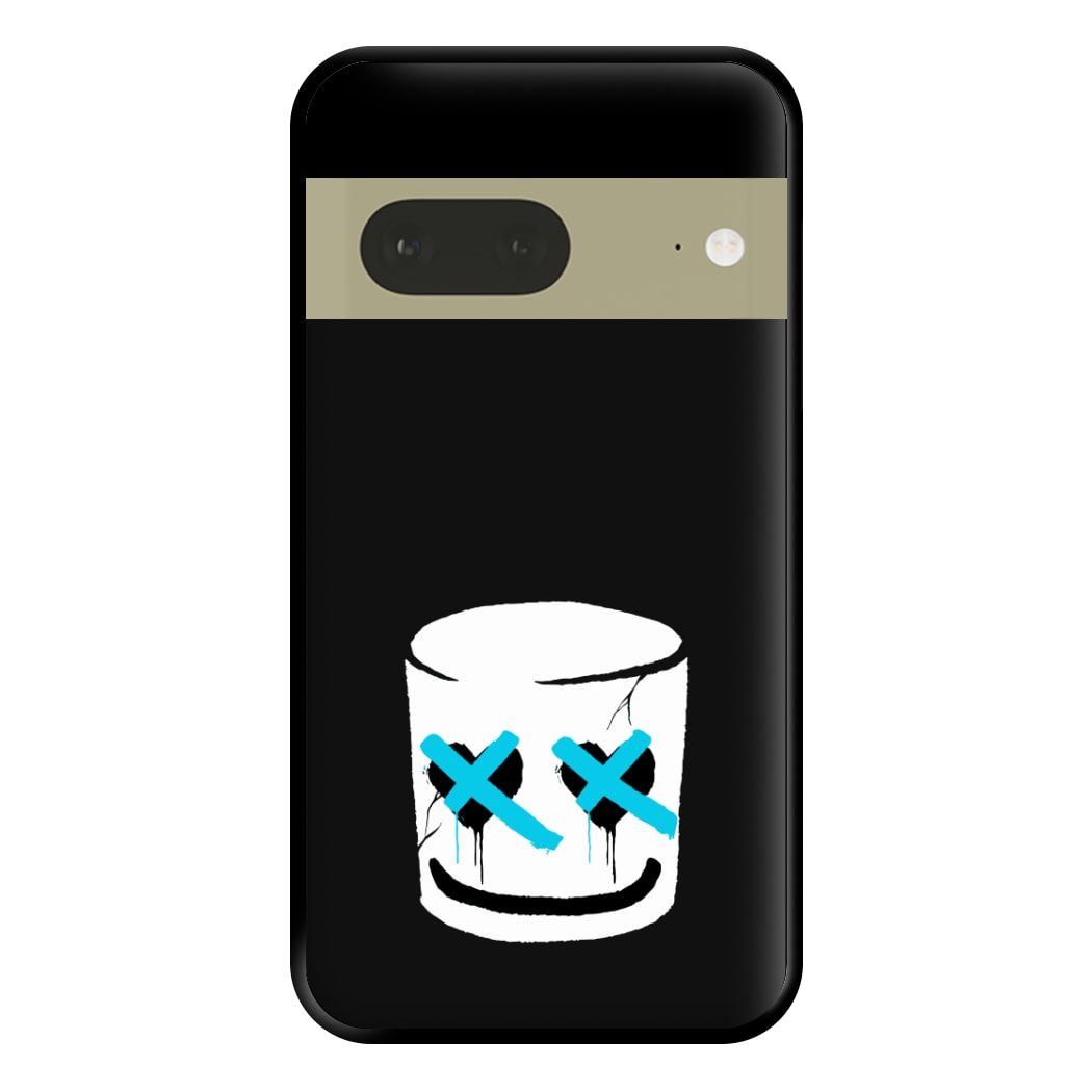 Blue Eyes - White Helmet DJ Phone Case for Google Pixel 7a