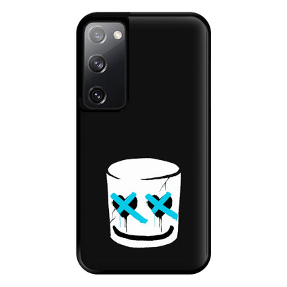 Blue Eyes - White Helmet DJ Phone Case for Galaxy S20