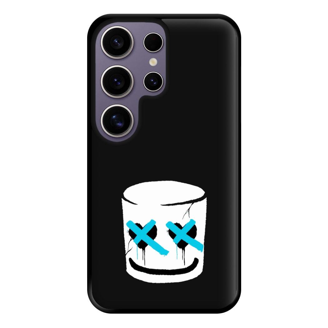 Blue Eyes - White Helmet DJ Phone Case for Galaxy S25 Ultra