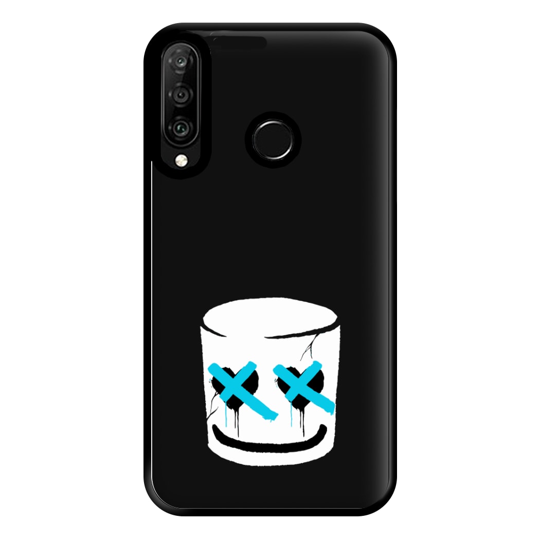 Blue Eyes - White Helmet DJ Phone Case for Huawei P30 Lite