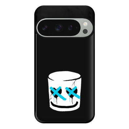 Blue Eyes - White Helmet DJ Phone Case for Google Pixel 9 Pro XL