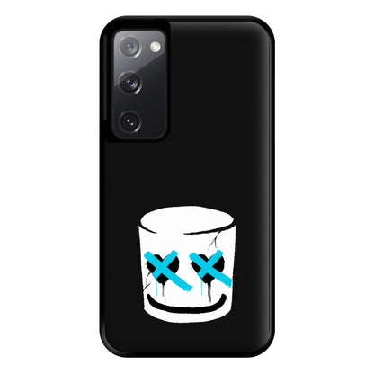 Blue Eyes - White Helmet DJ Phone Case for Galaxy S20FE