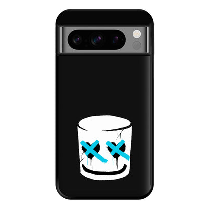 Blue Eyes - White Helmet DJ Phone Case for Google Pixel 8 Pro