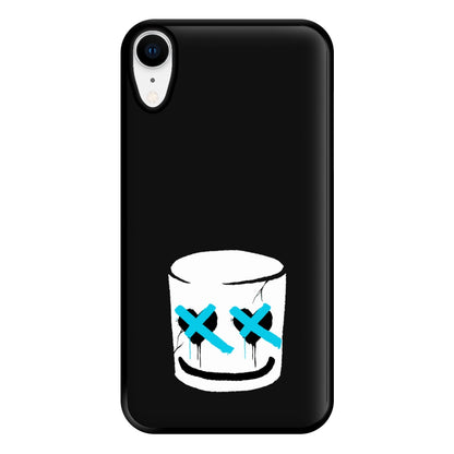 Blue Eyes - White Helmet DJ Phone Case for iPhone XR