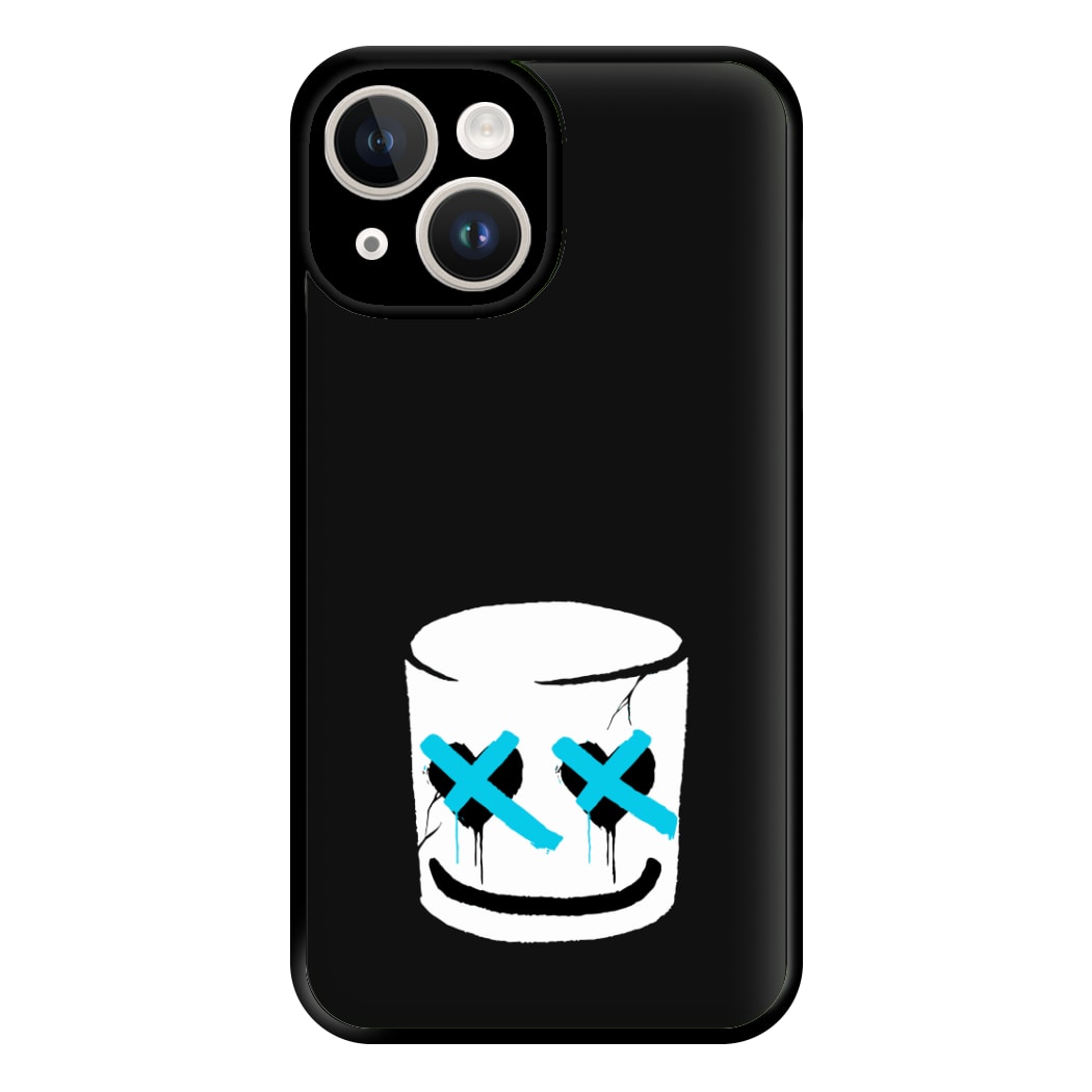 Blue Eyes - White Helmet DJ Phone Case for iPhone 14