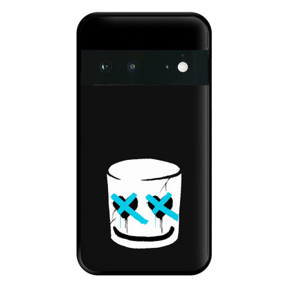 Blue Eyes - White Helmet DJ Phone Case for Google Pixel 6a