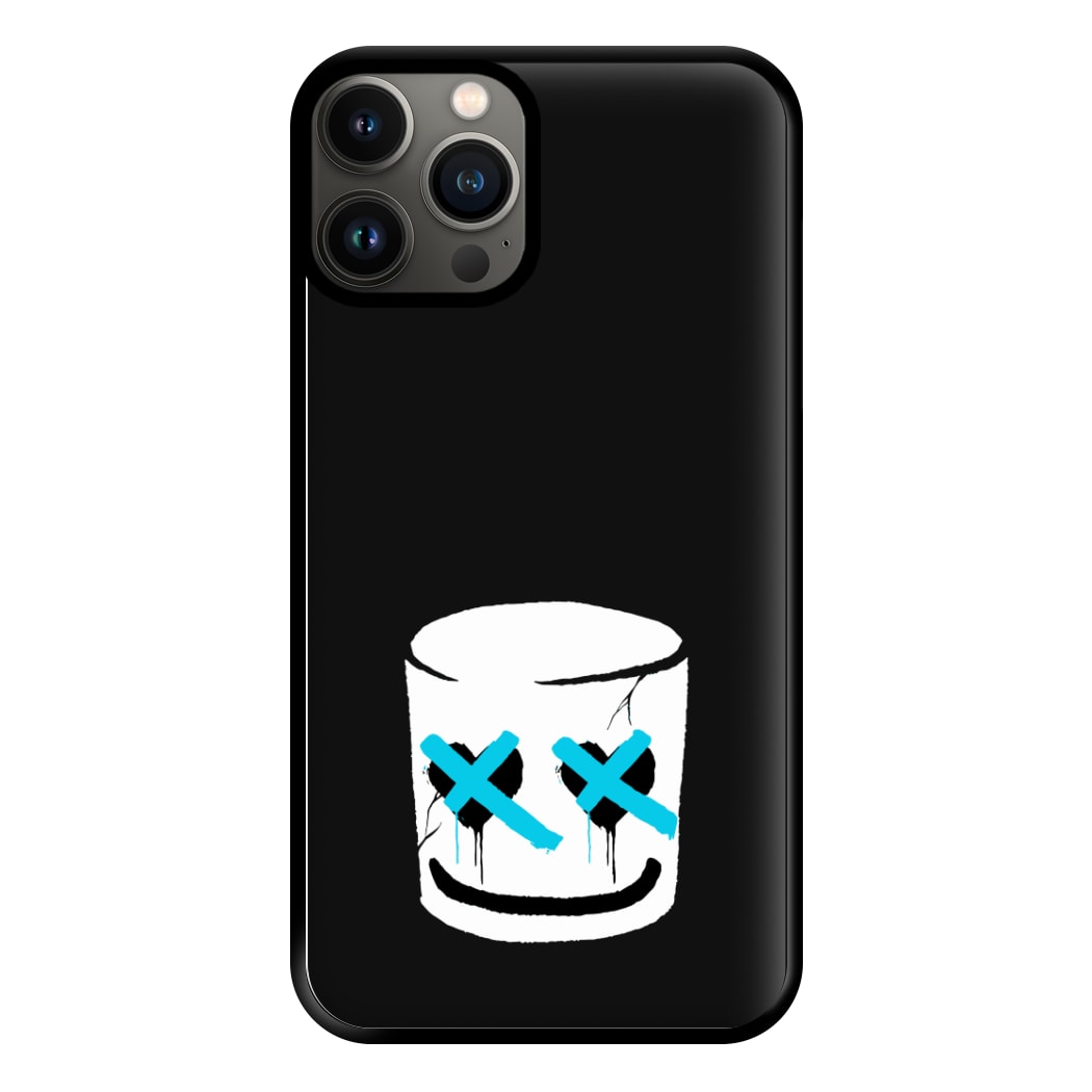 Blue Eyes - White Helmet DJ Phone Case for iPhone 13 Pro Max