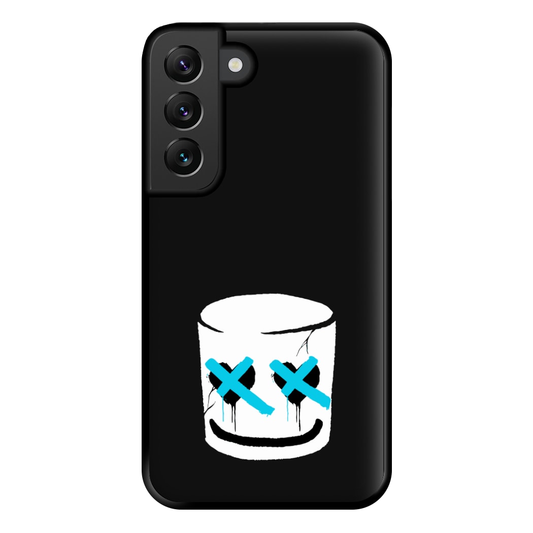 Blue Eyes - White Helmet DJ Phone Case for Galaxy S22 Plus