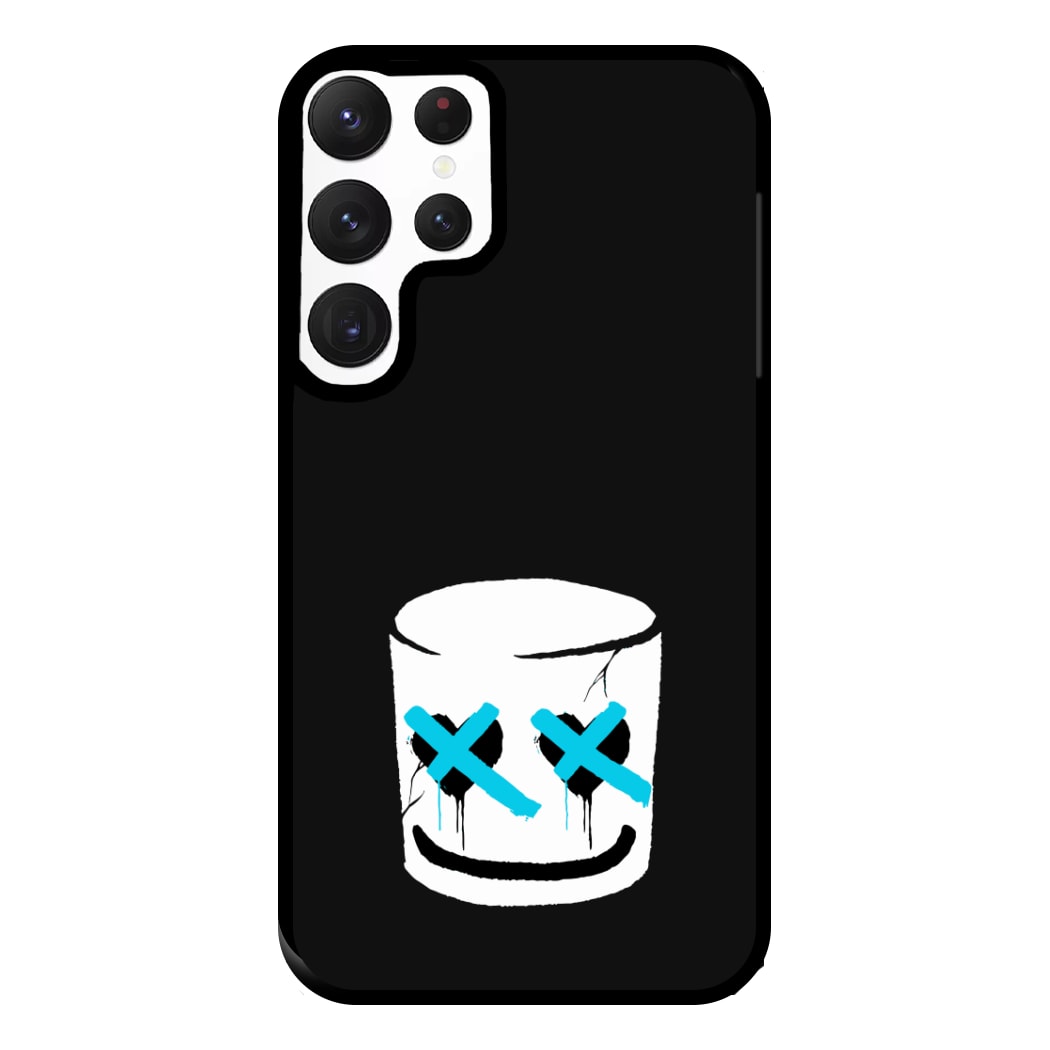 Blue Eyes - White Helmet DJ Phone Case for Galaxy S22 Ultra