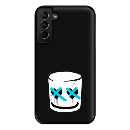 Blue Eyes - White Helmet DJ Phone Case for Galaxy S21 Plus