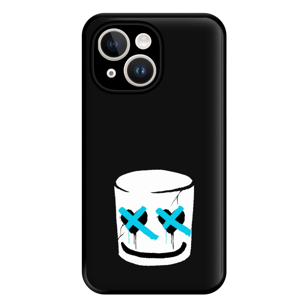 Blue Eyes - White Helmet DJ Phone Case for iPhone 14 Plus