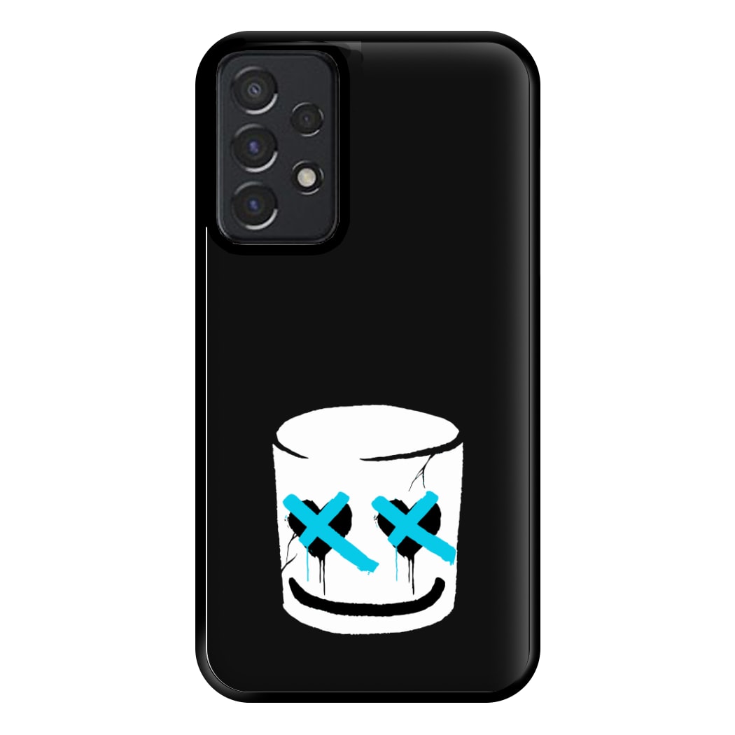 Blue Eyes - White Helmet DJ Phone Case for Galaxy A52 / A52s