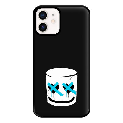 Blue Eyes - White Helmet DJ Phone Case for iPhone 13 Mini