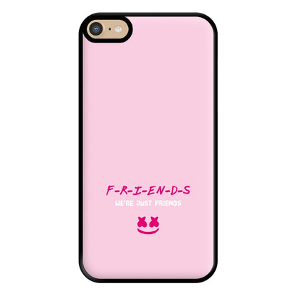 We're Just Friends - White Helmet DJ Phone Case for iPhone 6 Plus / 7 Plus / 8 Plus