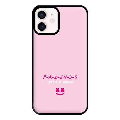 We're Just Friends - White Helmet DJ Phone Case for iPhone 12 Mini