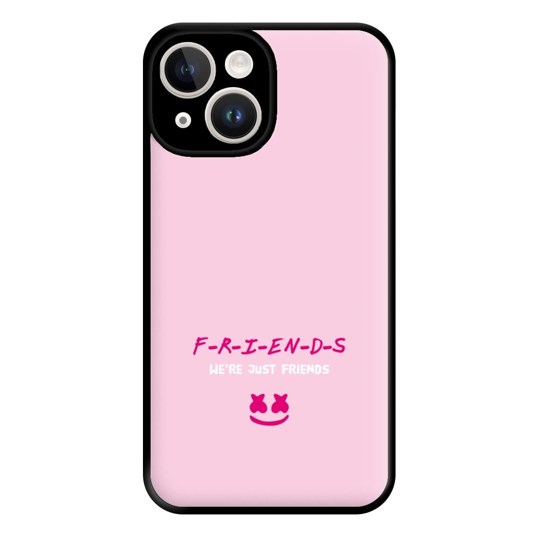 We're Just Friends - White Helmet DJ Phone Case for iPhone 14