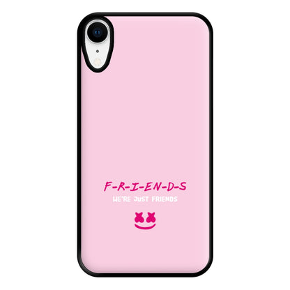 We're Just Friends - White Helmet DJ Phone Case for iPhone XR