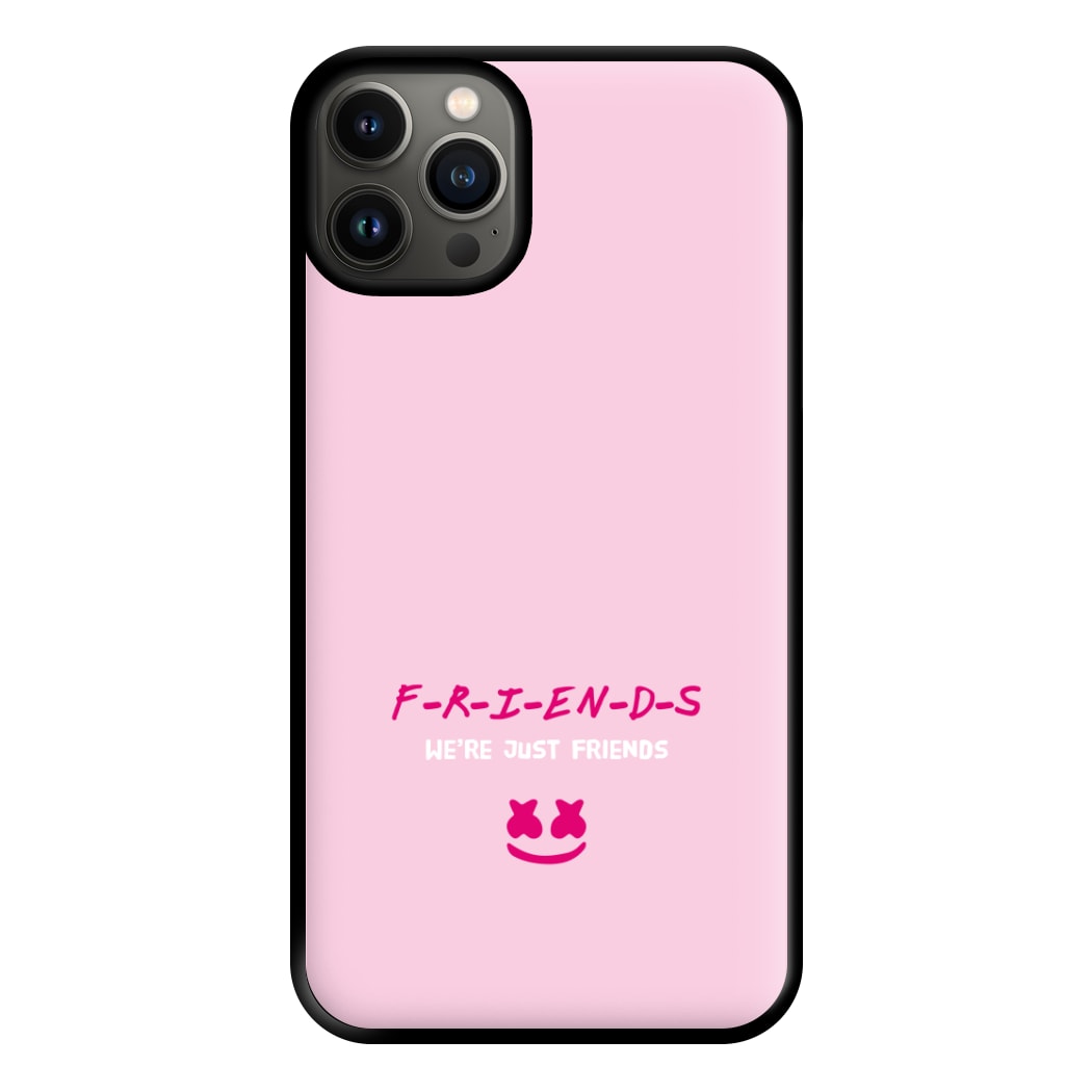 We're Just Friends - White Helmet DJ Phone Case for iPhone 13