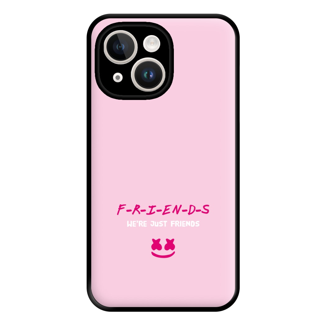 We're Just Friends - White Helmet DJ Phone Case for iPhone 14 Plus