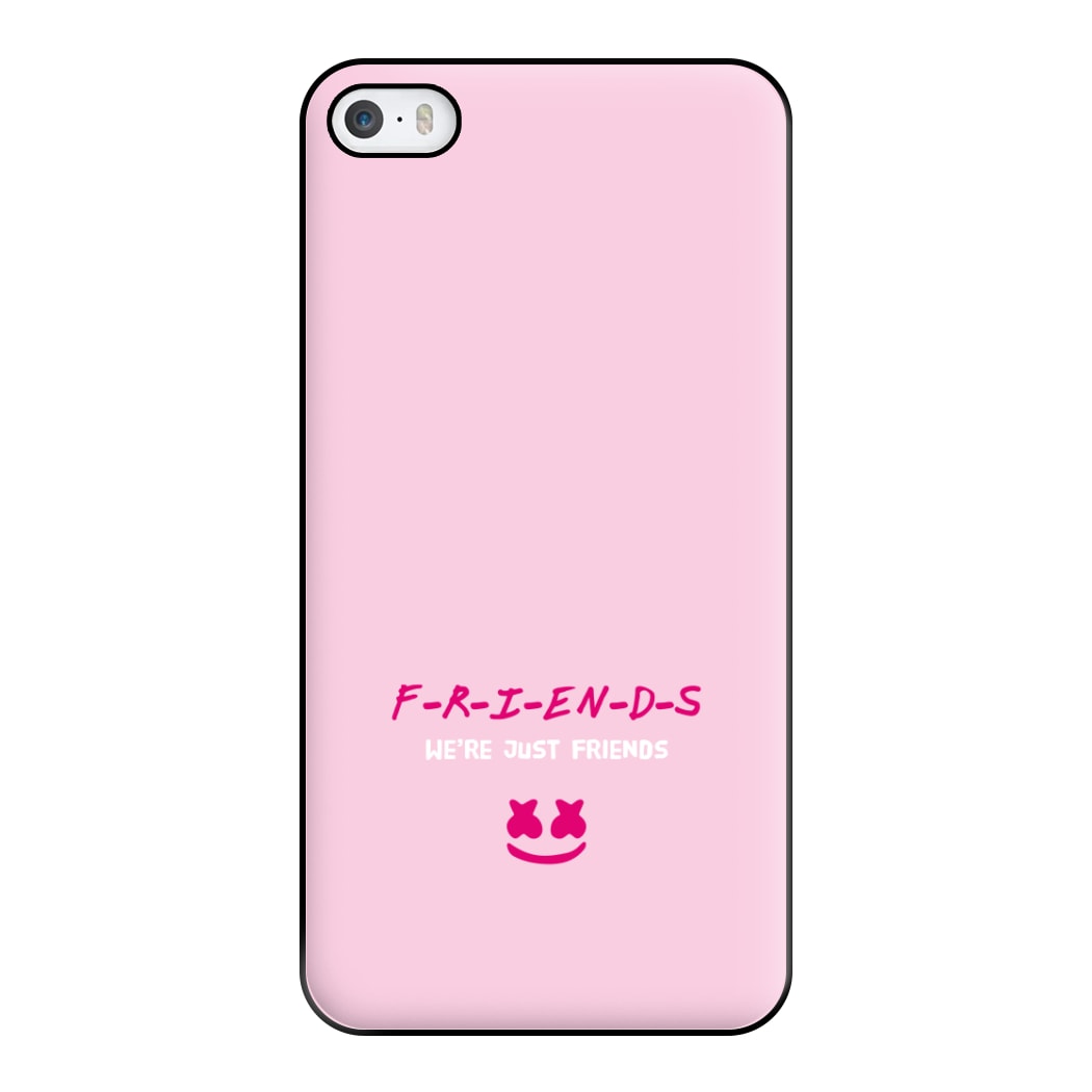 We're Just Friends - White Helmet DJ Phone Case for iPhone 5 / 5s / SE 2016