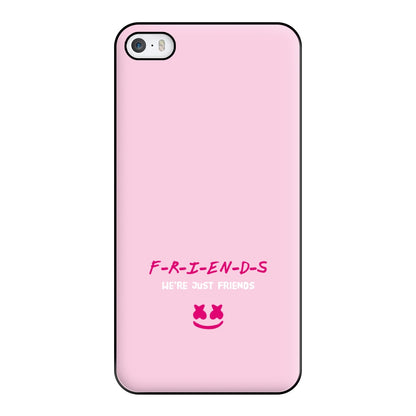 We're Just Friends - White Helmet DJ Phone Case for iPhone 5 / 5s / SE 2016