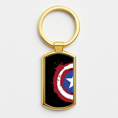 The Shield Gold Keyring