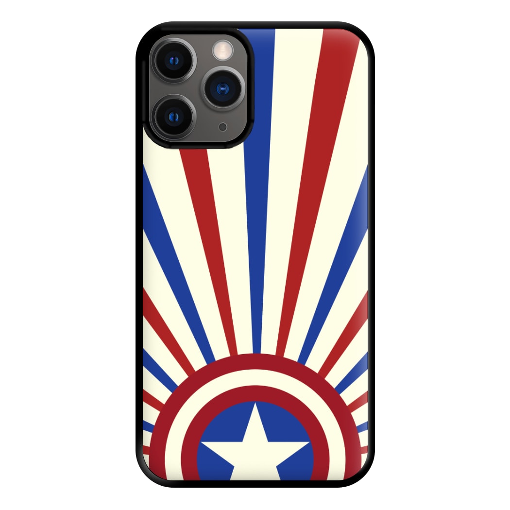 Shield And Stripes Phone Case for iPhone 12 Pro Max