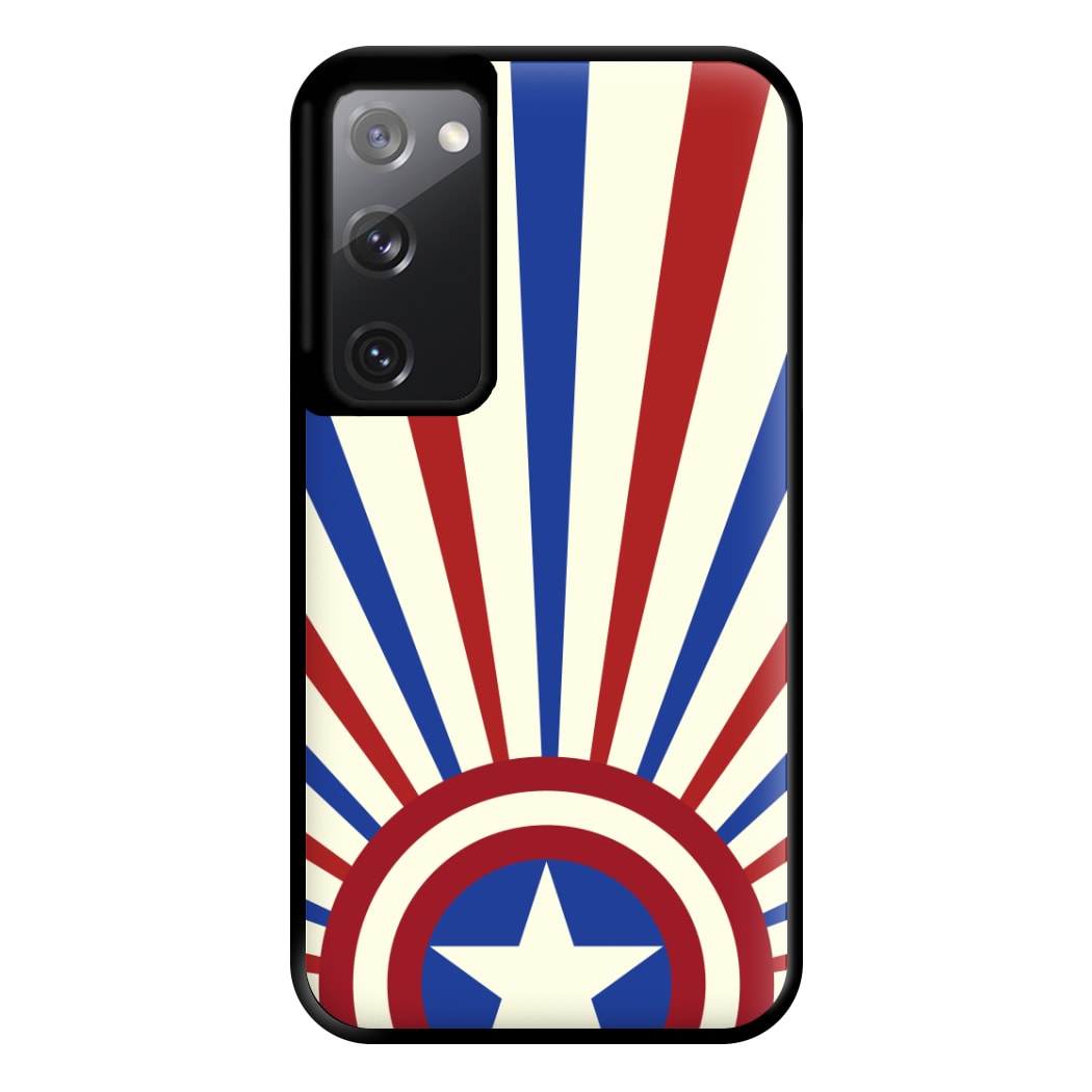 Shield And Stripes Phone Case for Galaxy S20FE