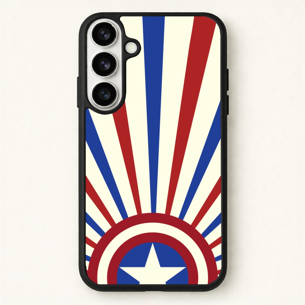 Shield And Stripes Phone Case for Galaxy S26 Plus