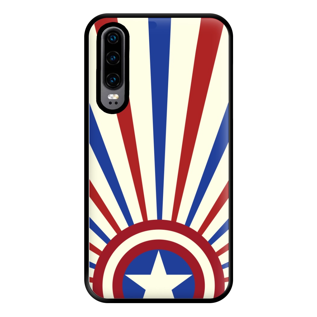 Shield And Stripes Phone Case for Huawei P30