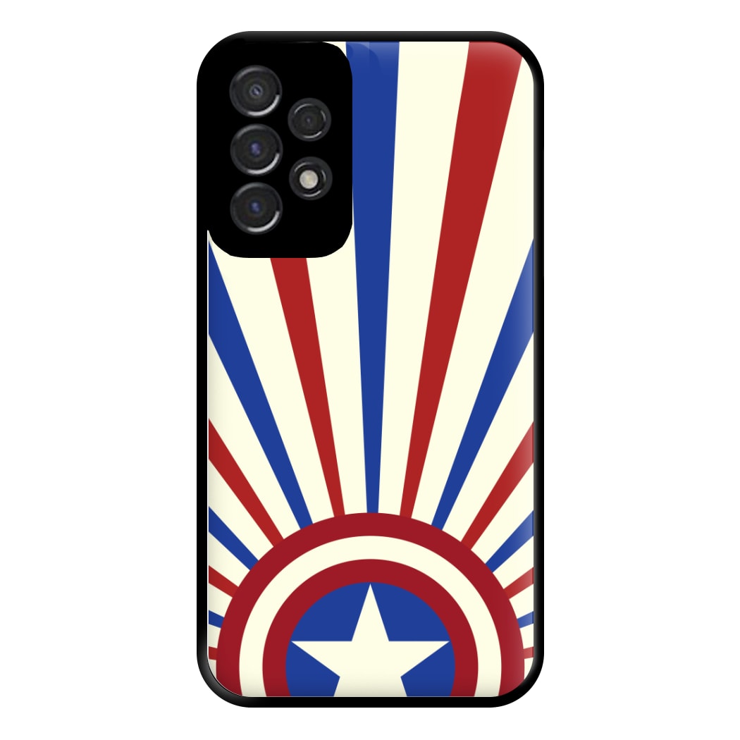 Shield And Stripes Phone Case for Galaxy A53