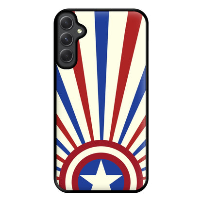 Shield And Stripes Phone Case for Galaxy A14