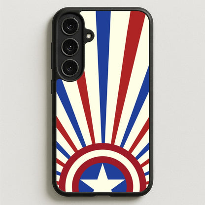 Shield And Stripes Phone Case for Galaxy S25FE