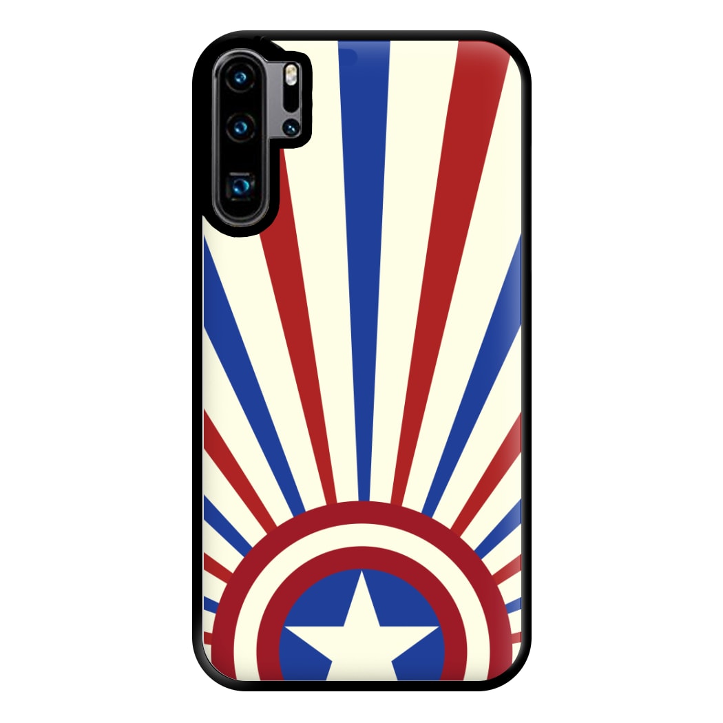 Shield And Stripes Phone Case for Huawei P30 Pro