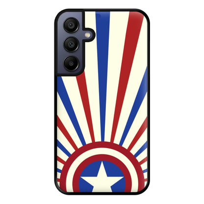 Shield And Stripes Phone Case for Galaxy A15