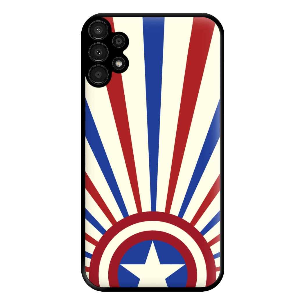 Shield And Stripes Phone Case for Galaxy A13