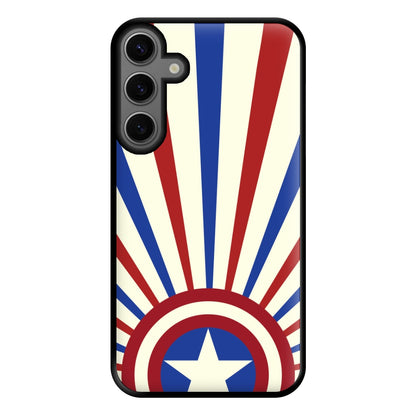 Shield And Stripes Phone Case for Galaxy S23FE