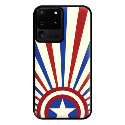 Shield And Stripes Phone Case for Galaxy S20 Ultra