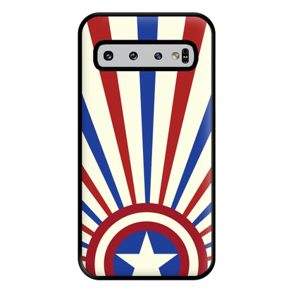 Shield And Stripes Phone Case for Galaxy S10 Plus